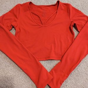 Buffbunny long sleeve crop top